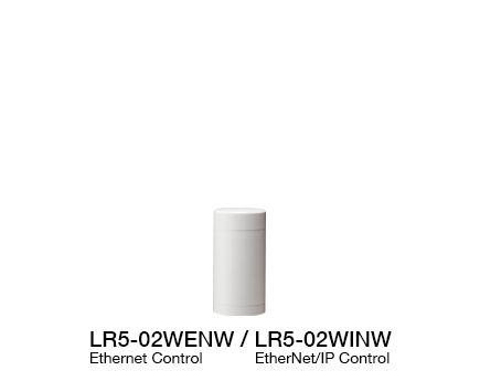 Φ50 LED Signal Tower (Ethernet or EtherNet/IP Control Compatible) LR5-LAN Series